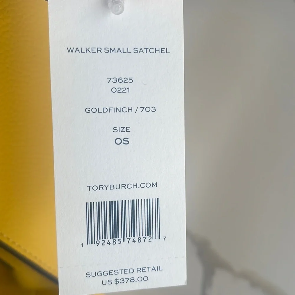 Tory Burch Small Walker Leather Satchel